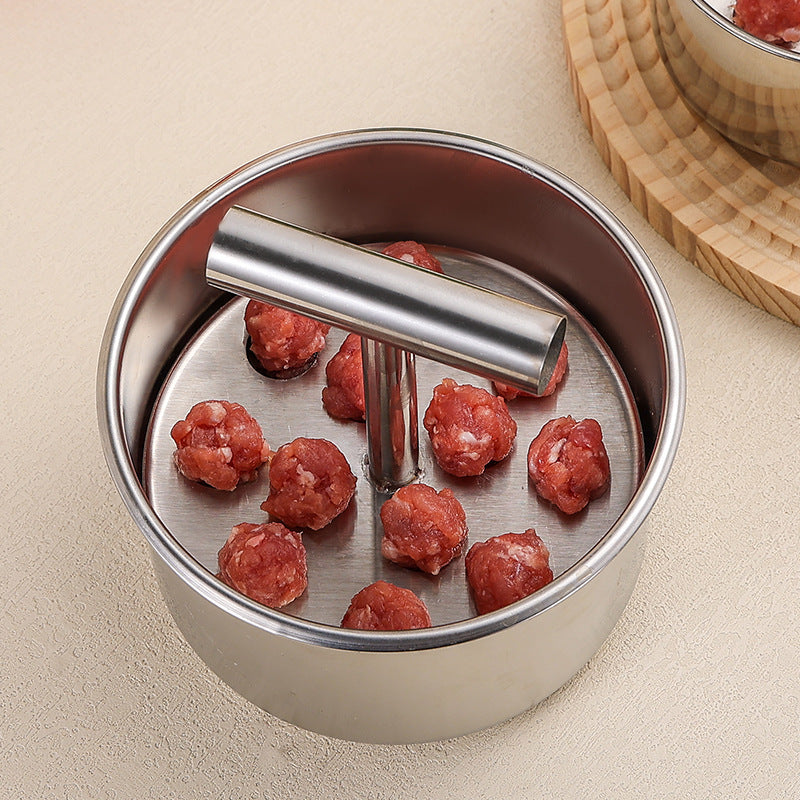 Kitchen Stainless Steel Meatball Mould Professional Grade Tool For Effortless & Uniform Cooking