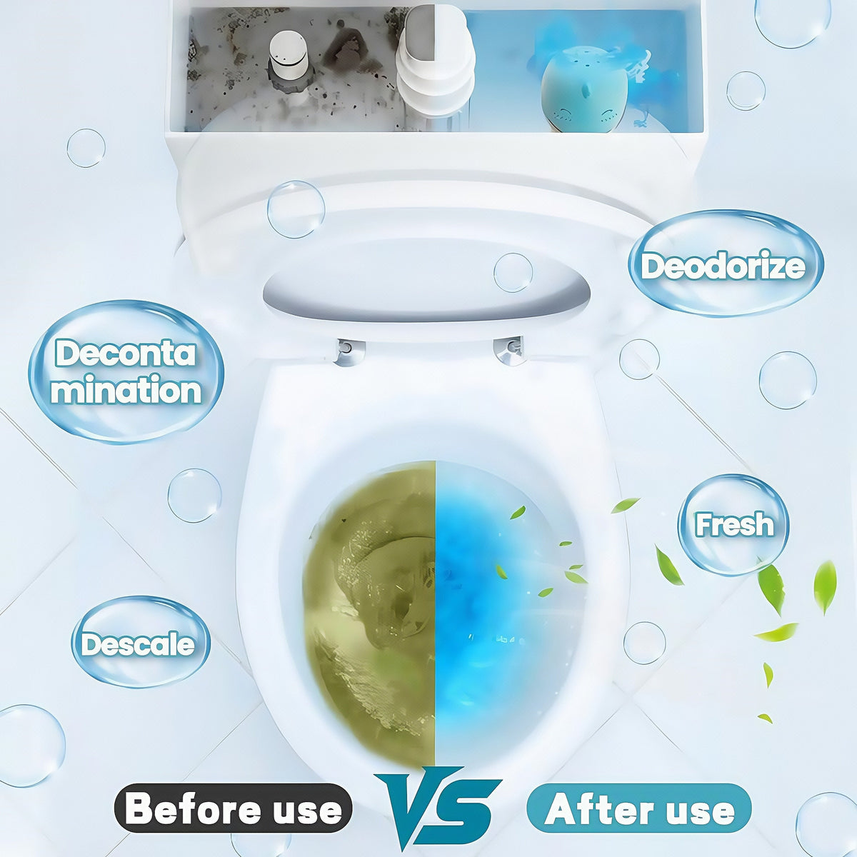 Magic Toilet Cleaning Deodorant Remove Stains, Beat Bad Odors