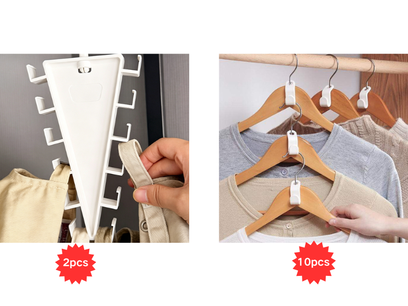 Triangle Closet Organizer For Clothes, Accessories & More