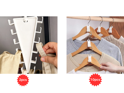 Triangle Closet Organizer For Clothes, Accessories & More