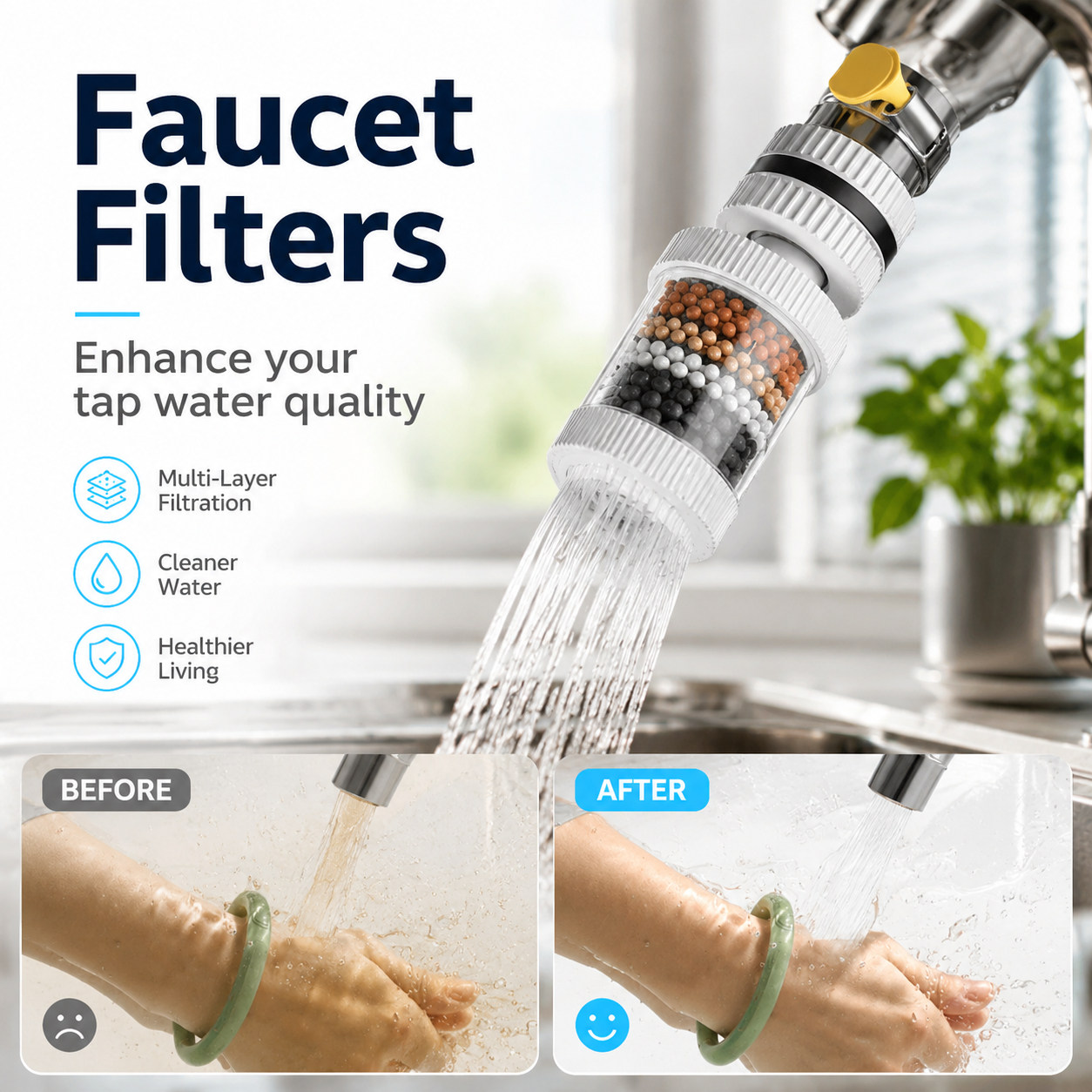 Faucet Filters Enhance Your Tap Water Quality