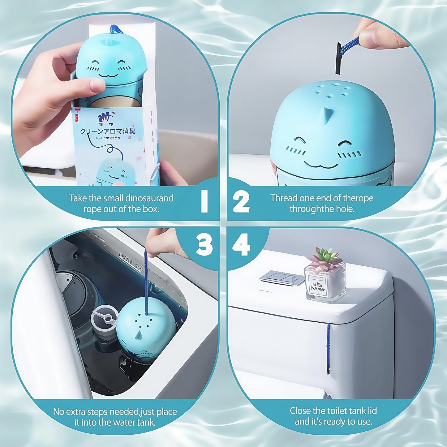 Magic Toilet Cleaning Deodorant Remove Stains, Beat Bad Odors