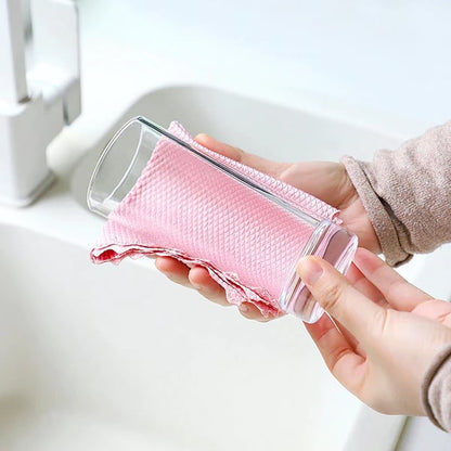 Streak Free Miracle Cleaning Cloths Reusable5 Pieces