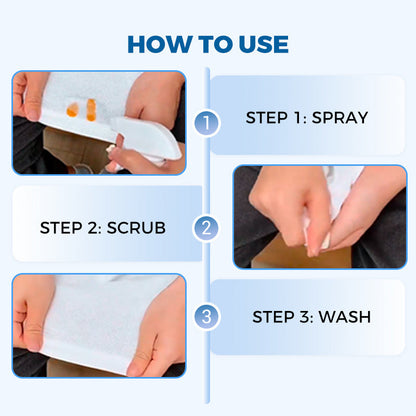 All In One Powerful Stain Remover Clothes Dry Clean Spray