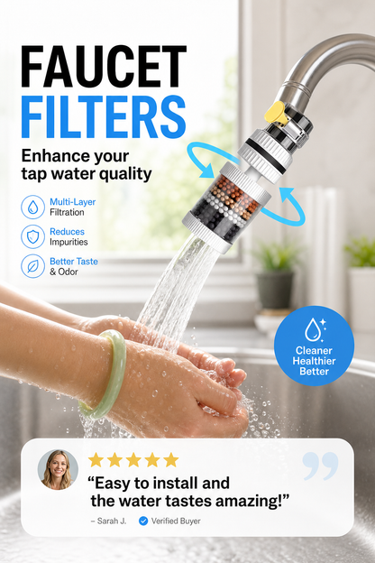 Faucet Filters Enhance Your Tap Water Quality
