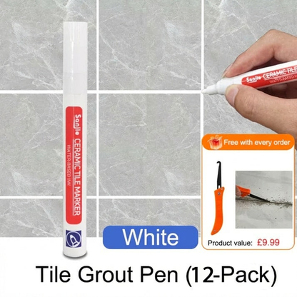 Ceramic Tile Grout Pen Mold Resistant, Waterproof & Permanent Finish