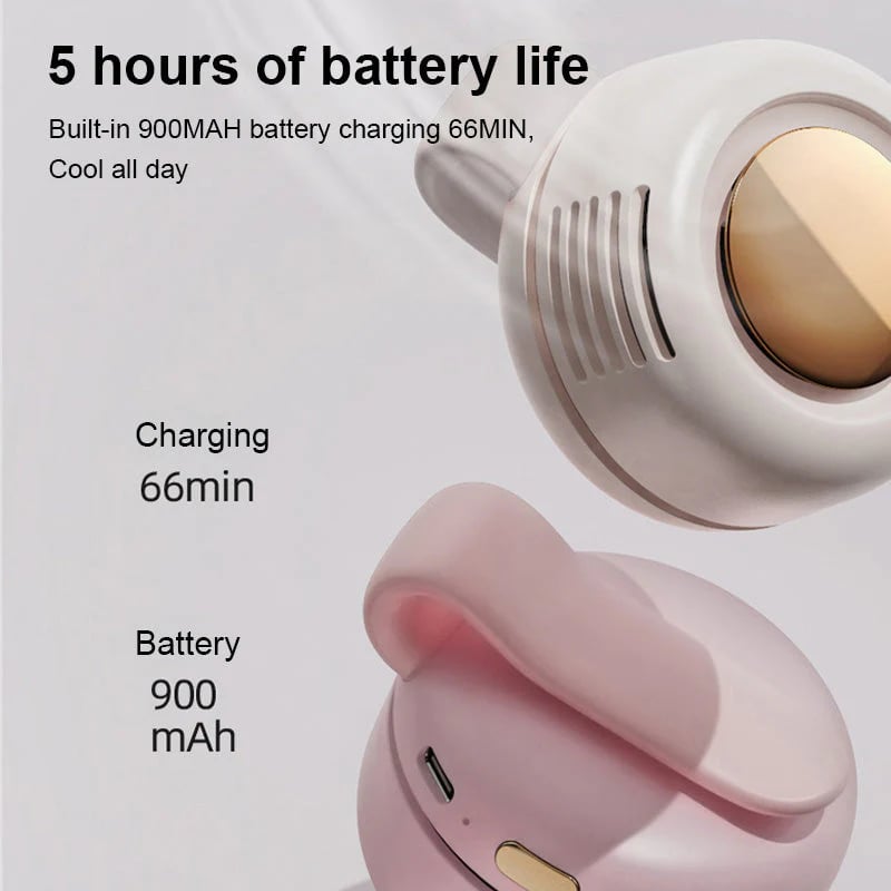 Summer Only 11.992 In 1 Wearable Fan Instantly Cools You By Up To 10C 24H Quiet Hands Free Airflow