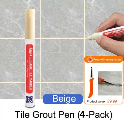 Ceramic Tile Grout Pen Mold Resistant, Waterproof & Permanent Finish