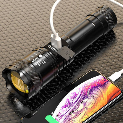 Time Limited Specialsuper Strong Light Zoomable Flashlight