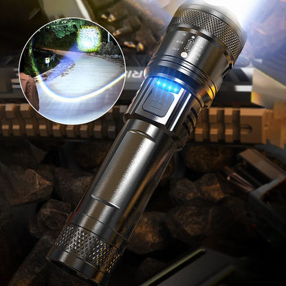 Time Limited Specialsuper Strong Light Zoomable Flashlight