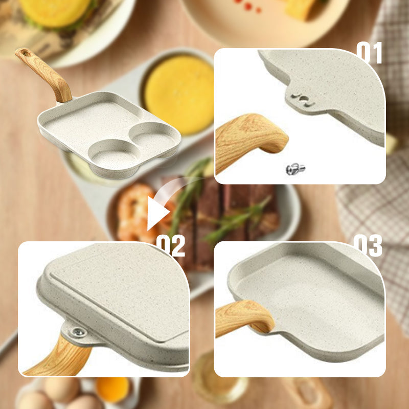 Time Limited Special3 In 1 Split Non Stick Pan