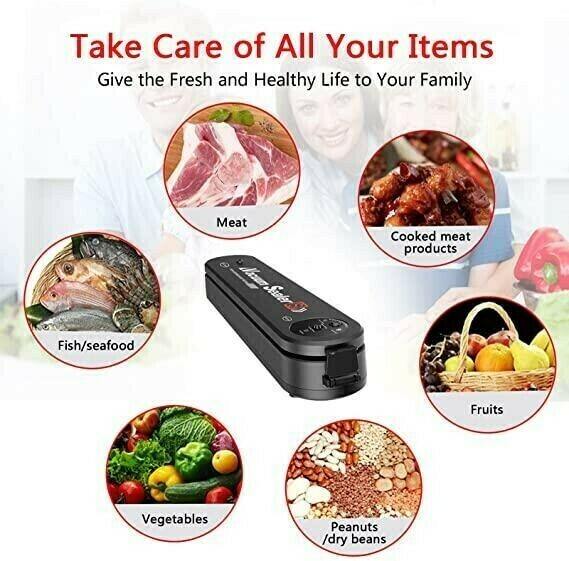 Now Automatic Vacuum Sealing Machine One Touch Operation, Extends Food Freshness & Compact Design