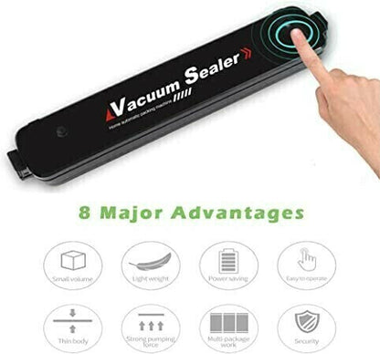 Now Automatic Vacuum Sealing Machine One Touch Operation, Extends Food Freshness & Compact Design