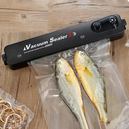 Now Automatic Vacuum Sealing Machine One Touch Operation, Extends Food Freshness & Compact Design