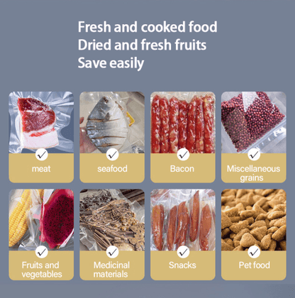 Now Automatic Vacuum Sealing Machine One Touch Operation, Extends Food Freshness & Compact Design