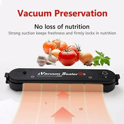 Now Automatic Vacuum Sealing Machine One Touch Operation, Extends Food Freshness & Compact Design