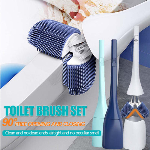 Deep Cleaning Toilet Brush Set No More Hidden Grime