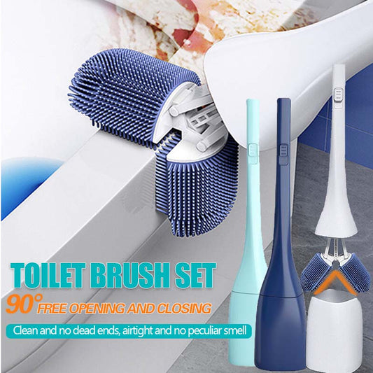 Deep Cleaning Toilet Brush Set No More Hidden Grime