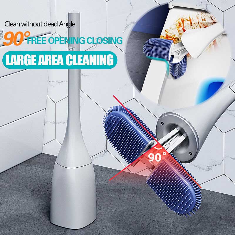Deep Cleaning Toilet Brush Set No More Hidden Grime