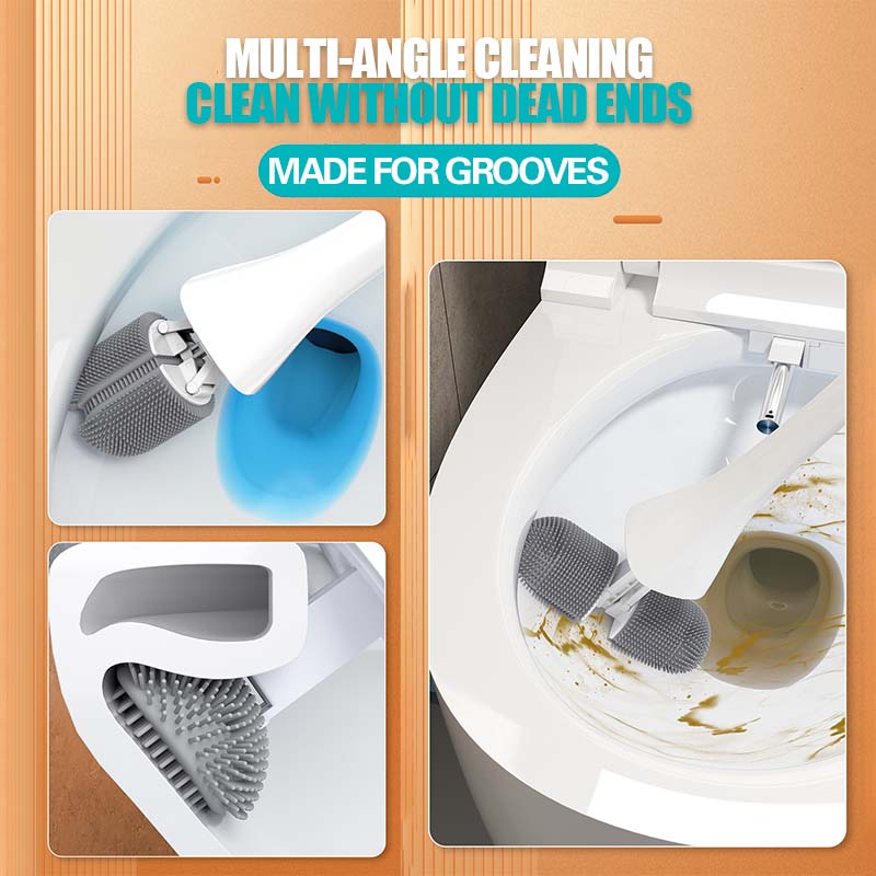 Deep Cleaning Toilet Brush Set No More Hidden Grime