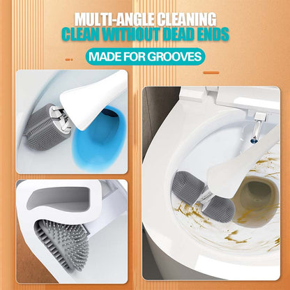 Deep Cleaning Toilet Brush Set No More Hidden Grime
