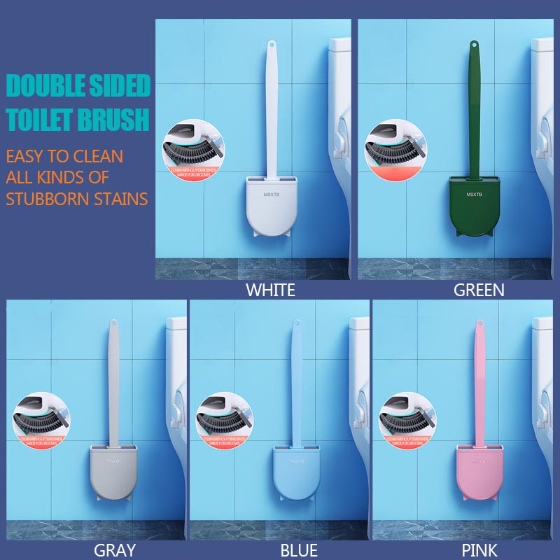 Deep Cleaning Toilet Brush Set No More Hidden Grime