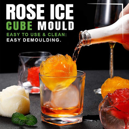 2 Tier Convenient Push In Ice Cube Mold With Tray Case