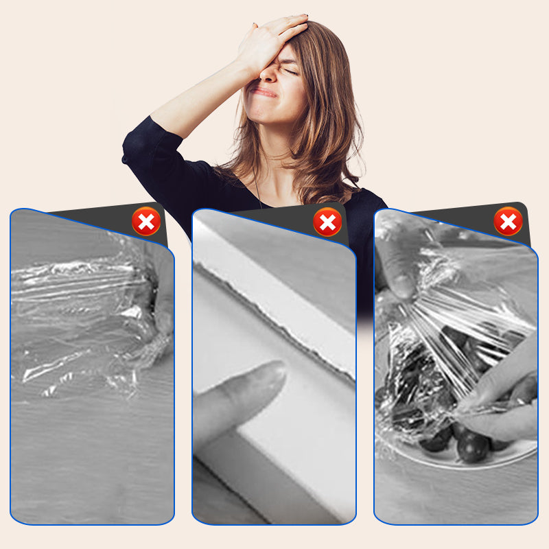 Easy Cut Stretch Clear Food Wrap