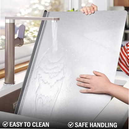 Stainless Steel Countertop Chopping Board