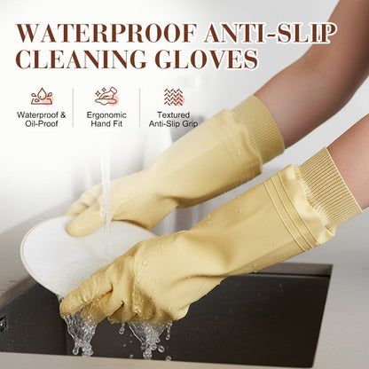 Waterproof Household Anti Slip Cleaning Gloves
