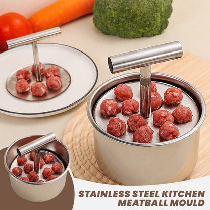 Kitchen Stainless Steel Meatball Mould Professional Grade Tool For Effortless & Uniform Cooking