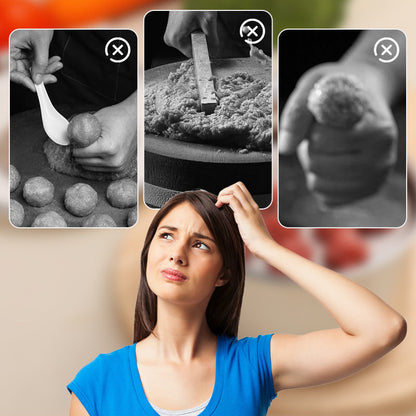 Kitchen Stainless Steel Meatball Mould Professional Grade Tool For Effortless & Uniform Cooking