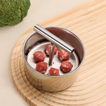 Kitchen Stainless Steel Meatball Mould Professional Grade Tool For Effortless & Uniform Cooking