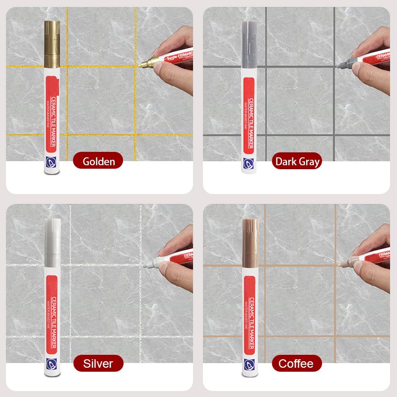 Ceramic Tile Grout Pen Mold Resistant, Waterproof & Permanent Finish