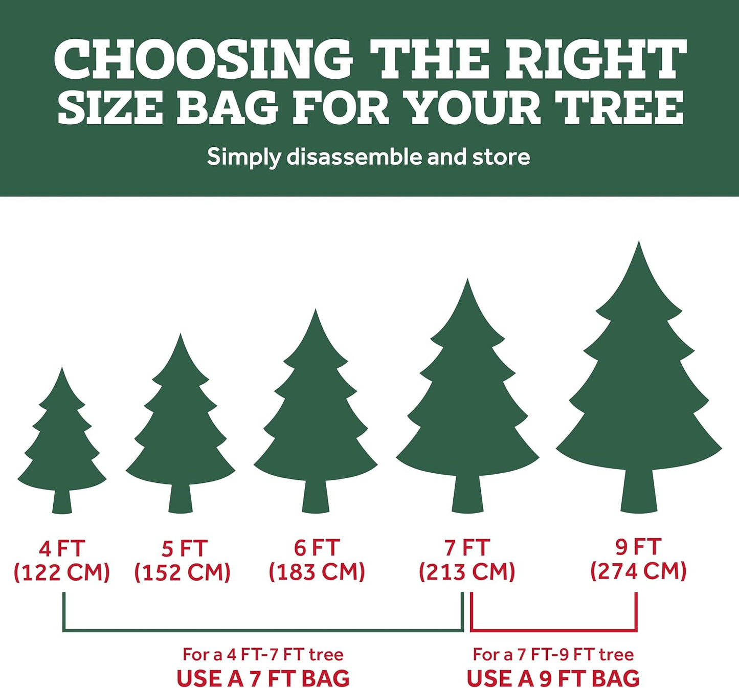 Heavy Duty Christmas Tree Storage Bag
