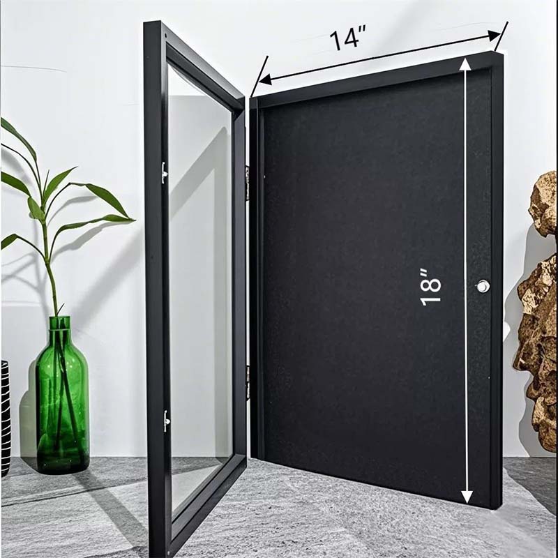 S For A Wooden Jersey Display Frame With Magnetic Door