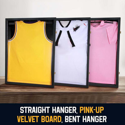 S For A Wooden Jersey Display Frame With Magnetic Door