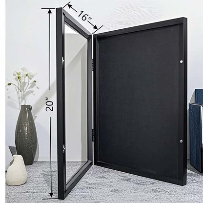 S For A Wooden Jersey Display Frame With Magnetic Door