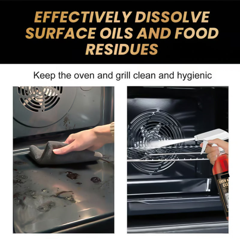 Oven & Grill Cleaner Spray Dissolves Grease In 5 Mins, No Scrubbing & Eliminates Odors 21 Reviews
