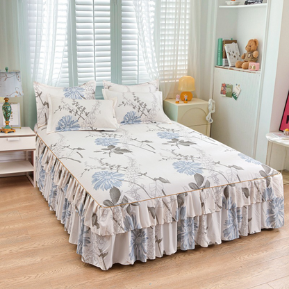 Silky Sleep Blanket Set 3 Piece Luxuriously Soft & Anti Static Bedding Ice Silk For Year Round Comfort
