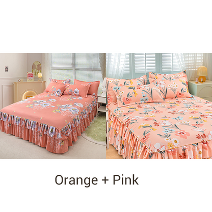 Silky Sleep Blanket Set 3 Piece Luxuriously Soft & Anti Static Bedding Ice Silk For Year Round Comfort