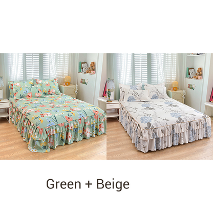 Silky Sleep Blanket Set 3 Piece Luxuriously Soft & Anti Static Bedding Ice Silk For Year Round Comfort