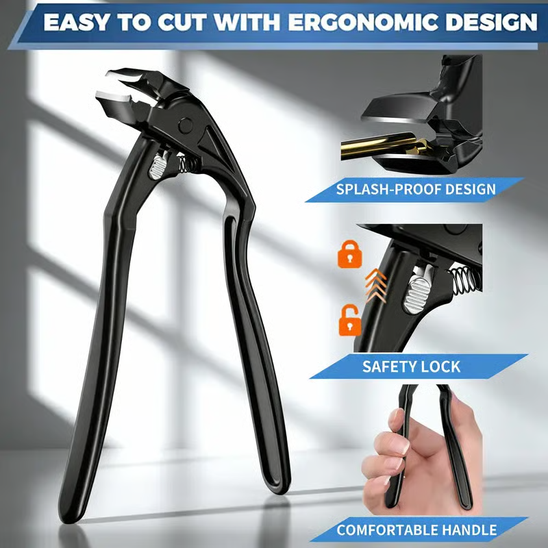 Perfect Curved Design Stainless Steel Nail Clipper Effortless Grip For Seniors 50
