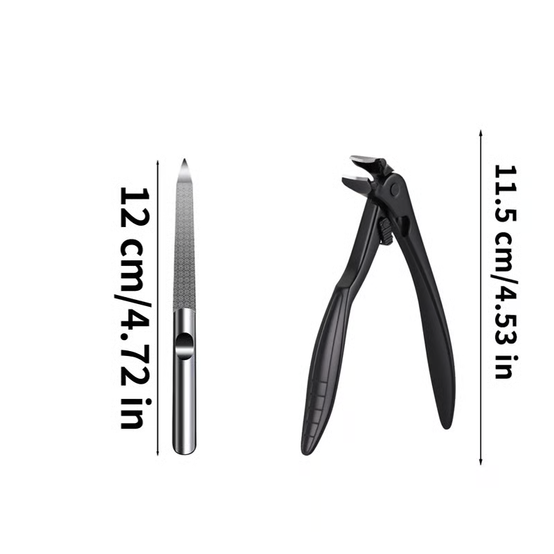 Perfect Curved Design Stainless Steel Nail Clipper Effortless Grip For Seniors 50