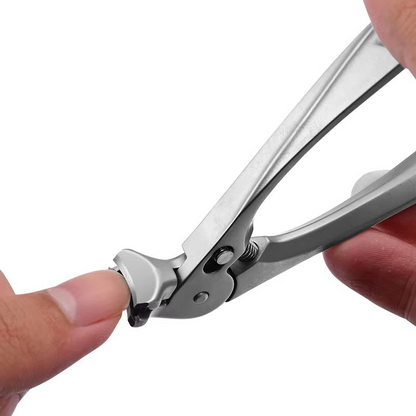 Perfect Curved Design Stainless Steel Nail Clipper Effortless Grip For Seniors 50