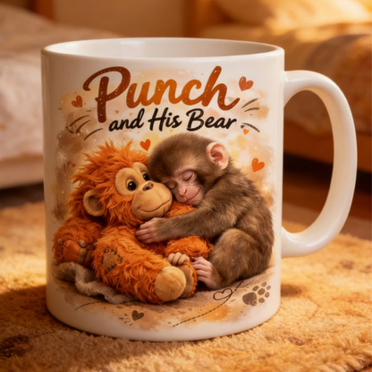 Cute Monkey Ceramic Mug