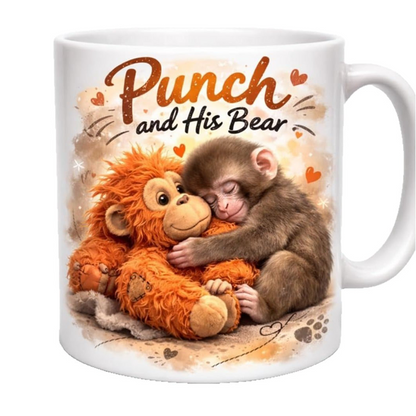 Cute Monkey Ceramic Mug