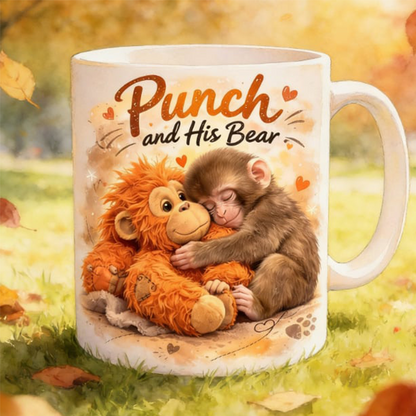 Cute Monkey Ceramic Mug
