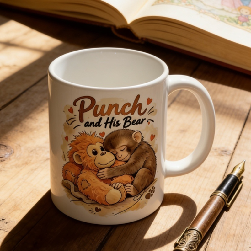 Cute Monkey Ceramic Mug