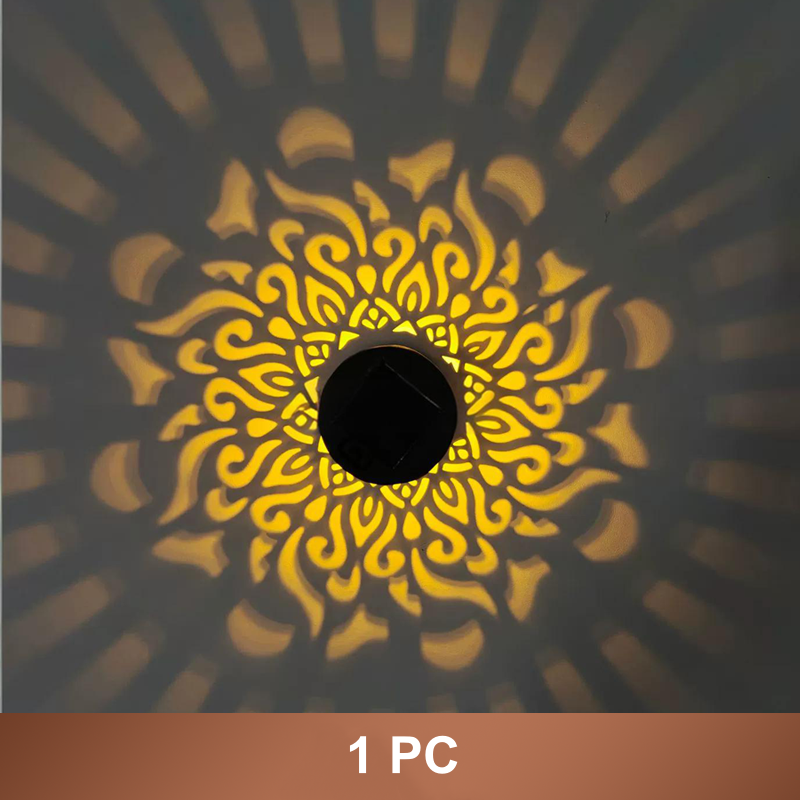 Solar Powered Mandala Projector Light